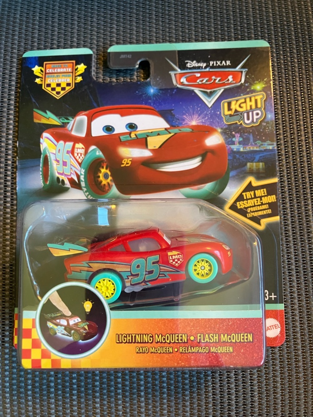 Disney Pixar Cars Light-Up Lightning Flash McQueen Celebration series